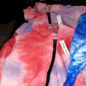 Hooded zip up jackets all new with tags